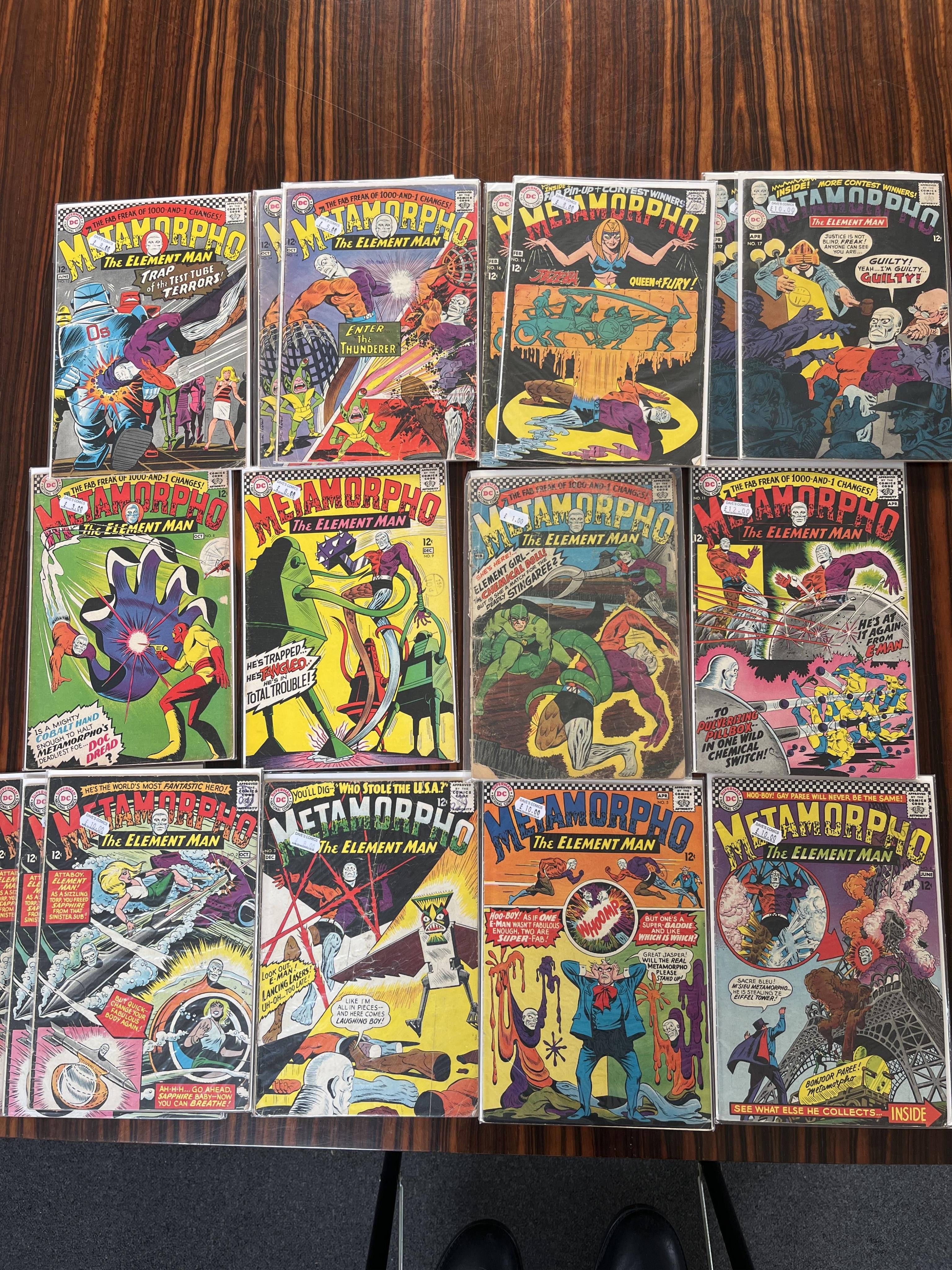 DC comics, Rip Hunter...Time Master, 25 issues between #3–29, and Metamorpho, Vol.1, 17 issues between #2-17 (42)